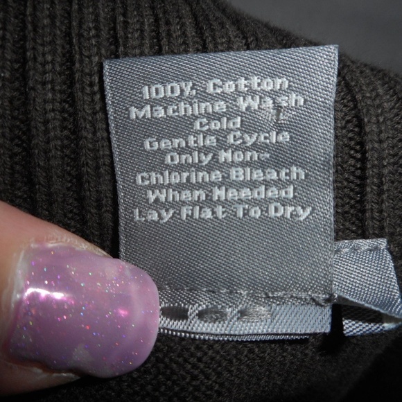 Ann Taylor 100% cotton Brown boatneck Sweater - Picture 3 of 4